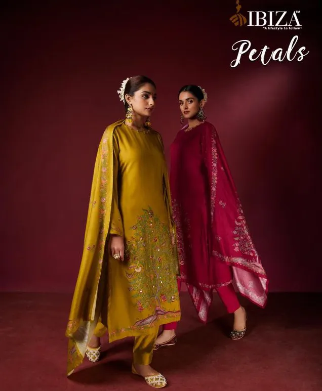 Ibiza Petals Pure Viscose Pashmina Digital Print Wholesale Winter Collection