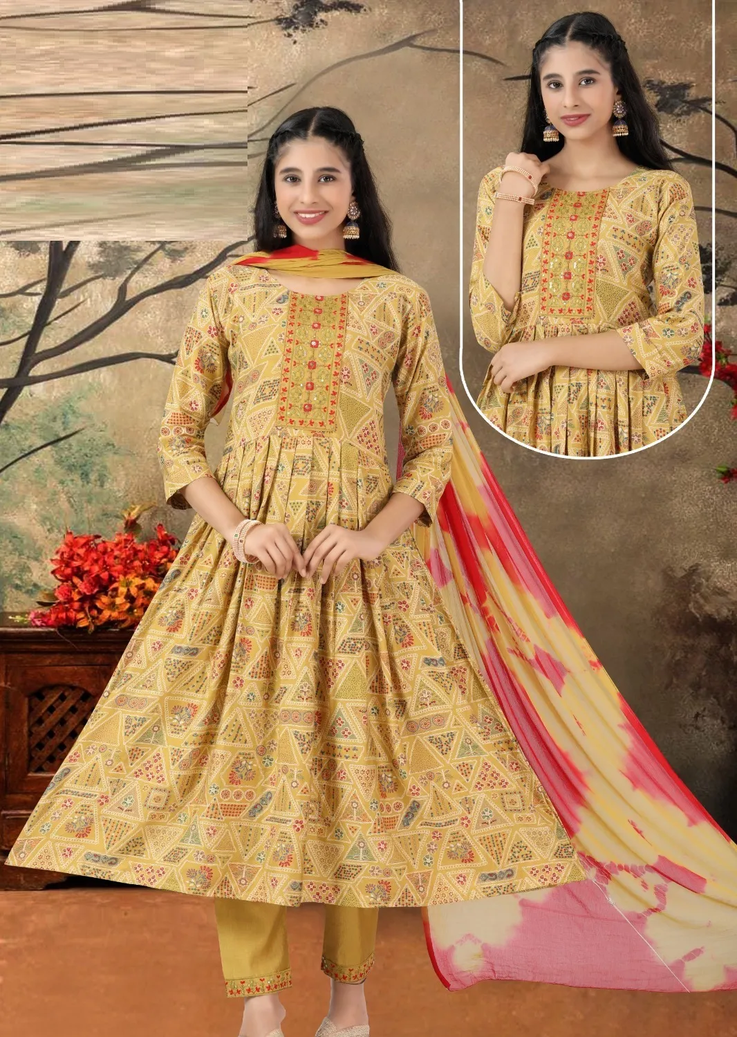 Jalpa Vol 6 Pant Suit Printed Wholesale Kids Wear Collection