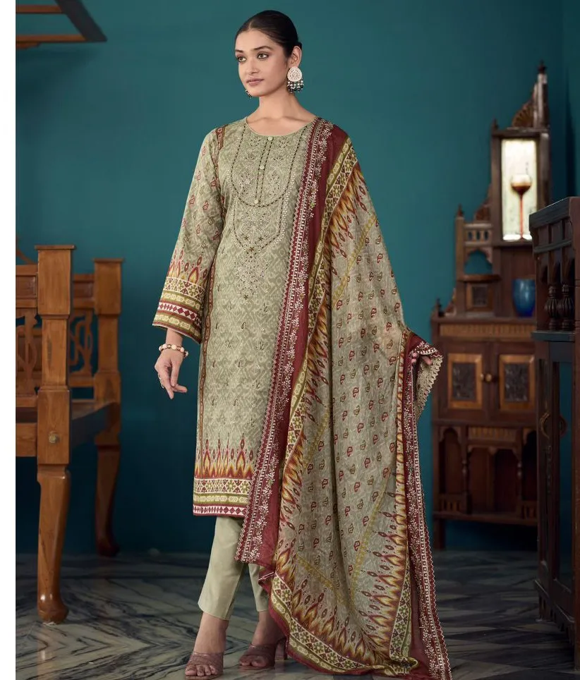 Jihan Bin Saeed Remix Vol 2 Printed Lawn Cotton Wholesale Pakistani Salwar Suit Collection