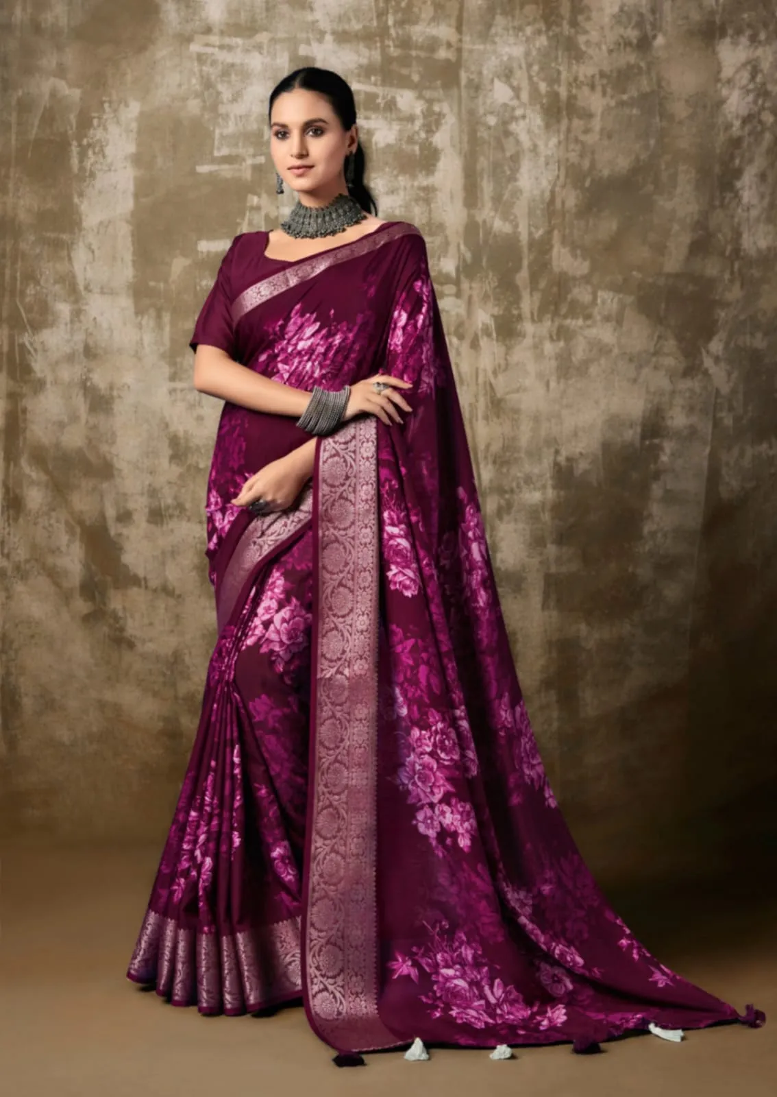 Kashvi Creation Sapna Silk Wholesale Fancy Sarees Collection — Wholesale Sarees, Kashvi Creation wholesale from Surat — view 10