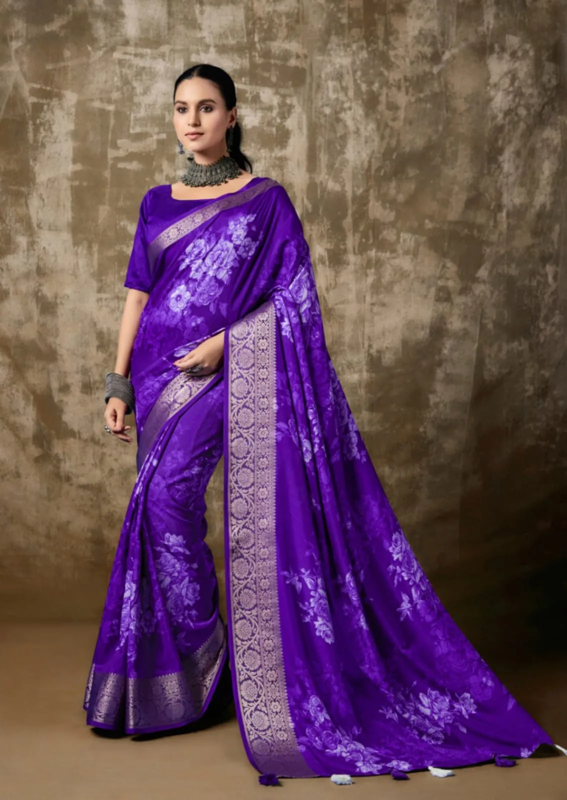 Kashvi Creation Sapna Silk Wholesale Fancy Sarees Collection — Wholesale Sarees, Kashvi Creation wholesale from Surat - Gallery Image 3