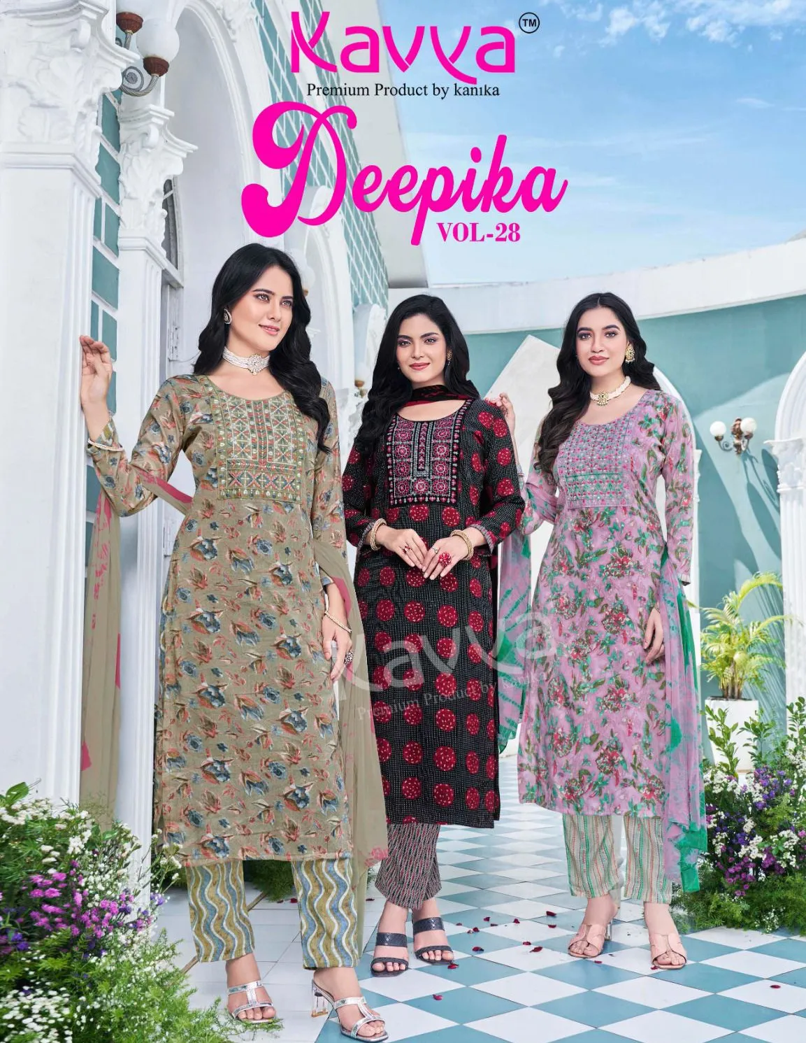 Kavya Deepika Vol 28 Premium Quality Capsule Wholesale Readymade Salwar Suit Collection