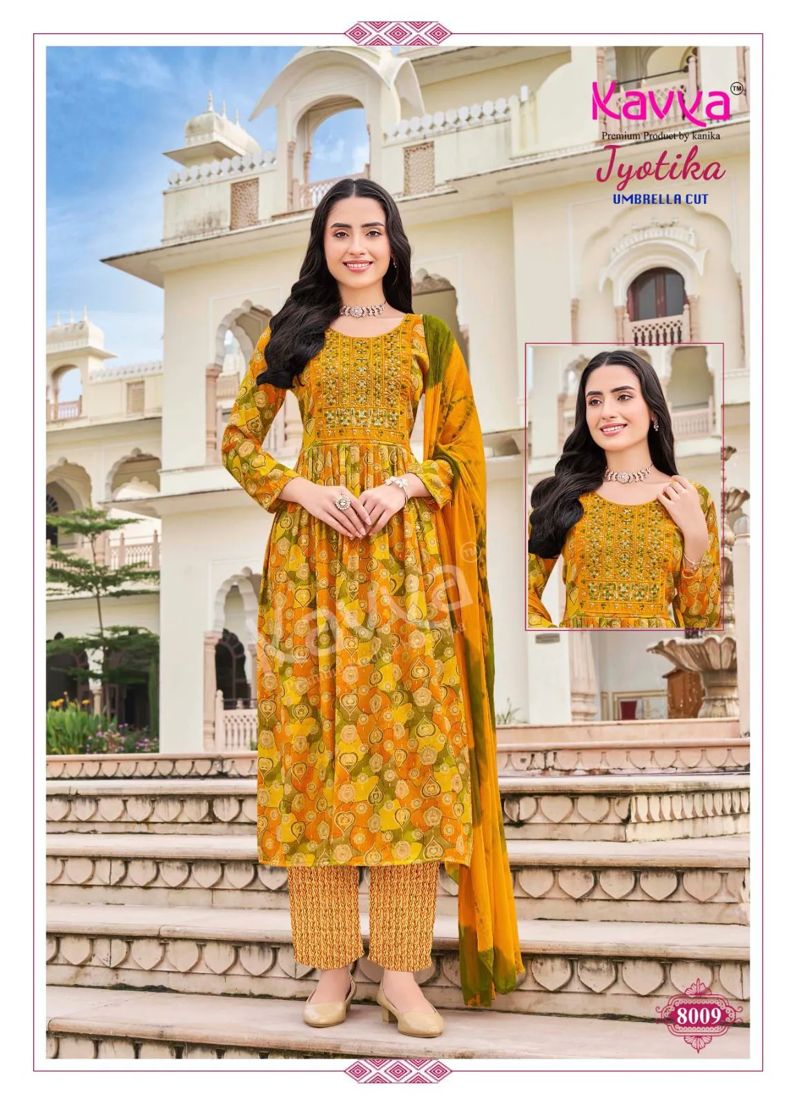 Kavya Jyotika Vol 8 Foil Printed Wholesale Readymade Salwar Suit Collection - Image 6