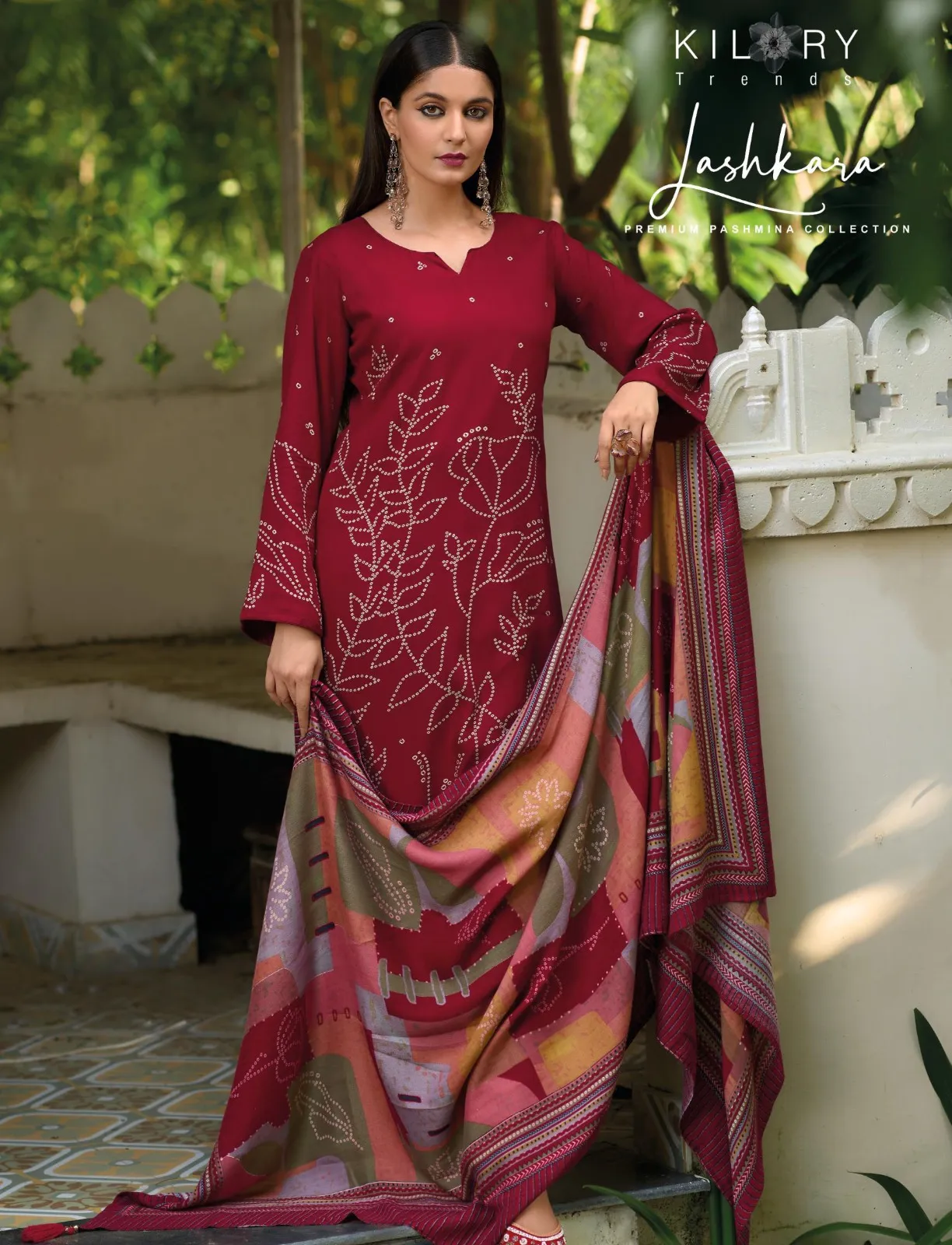 Kilory Lashkara Pashmina Wholesale Unstitched Salwar Suit Collection