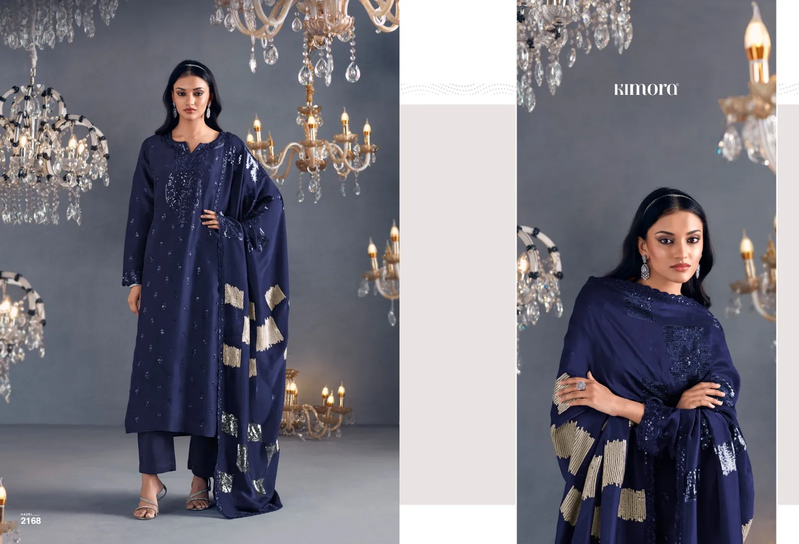 Kimora Heer Hazel Russian Silk Wholesale Fancy Salwar Suit Collection — Wholesale Designer Salwar Suits, Kimora wholesale from Surat - Gallery Image 5