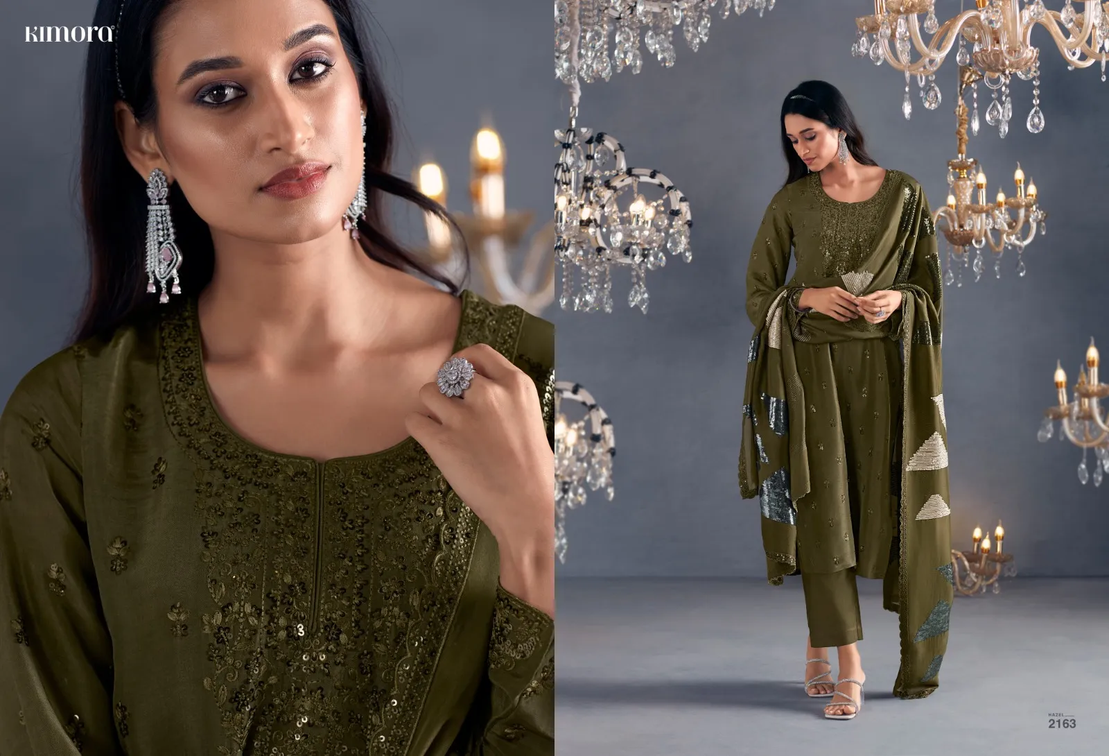Kimora Heer Hazel Russian Silk Wholesale Fancy Salwar Suit Collection — Wholesale Designer Salwar Suits, Kimora wholesale from Surat - Gallery Image 6