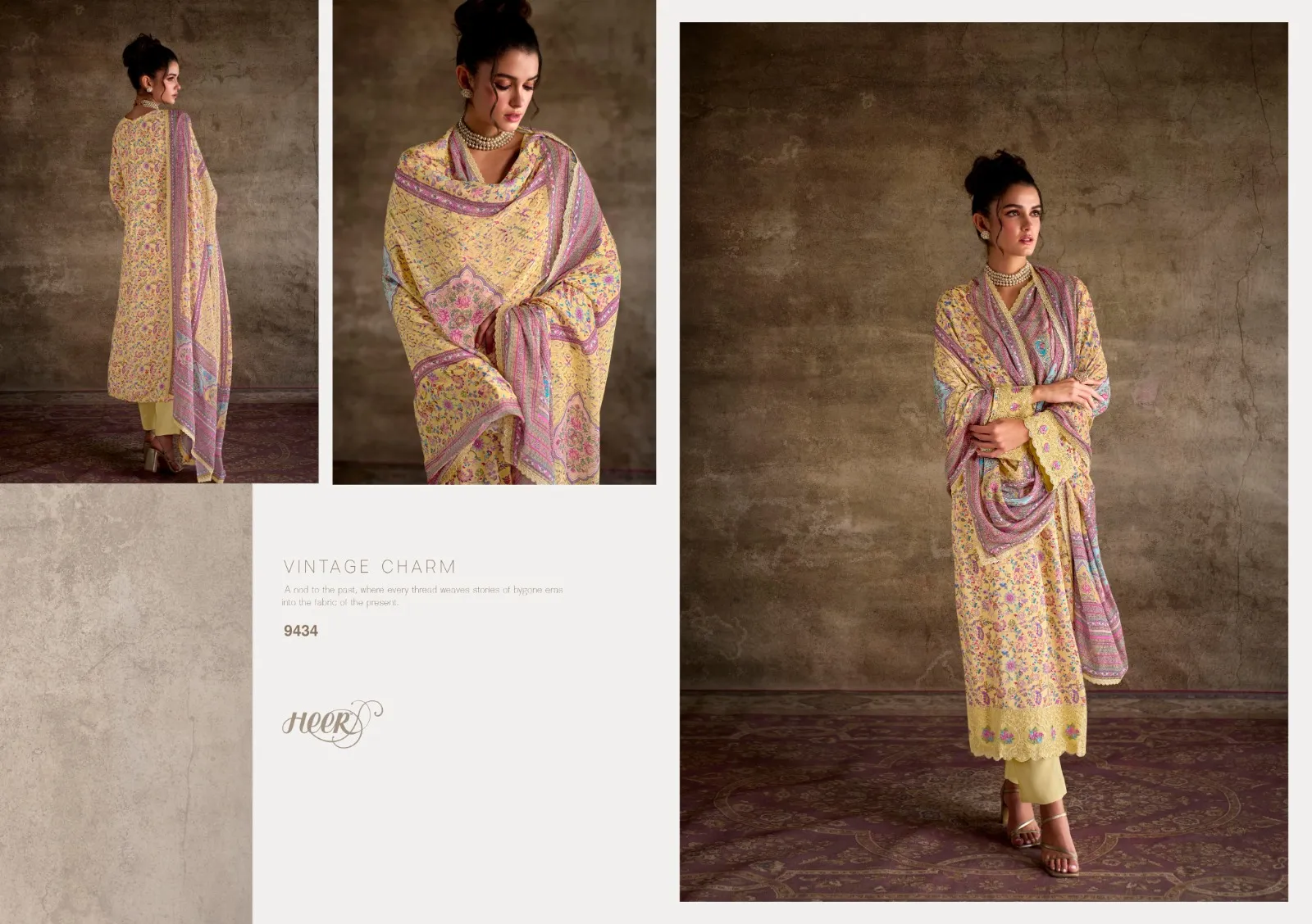Kimora Heer Queen Pashmina Printed Wholesale Winter Collection — Wholesale Winter Suits, Kimora wholesale from Surat - Gallery Image 4