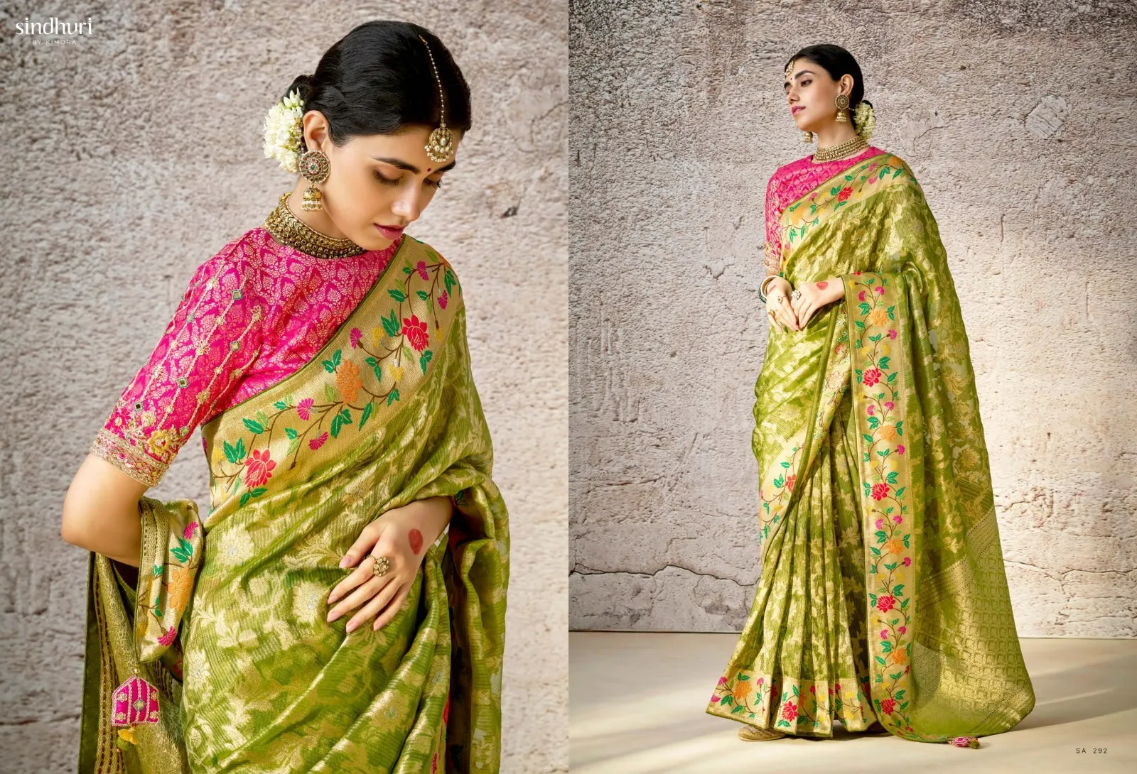 Kimora Kashi The Kora Banarasi Wholesale Designer Sarees Collection — Wholesale Sarees, Kimora wholesale from Surat - Gallery Image 9