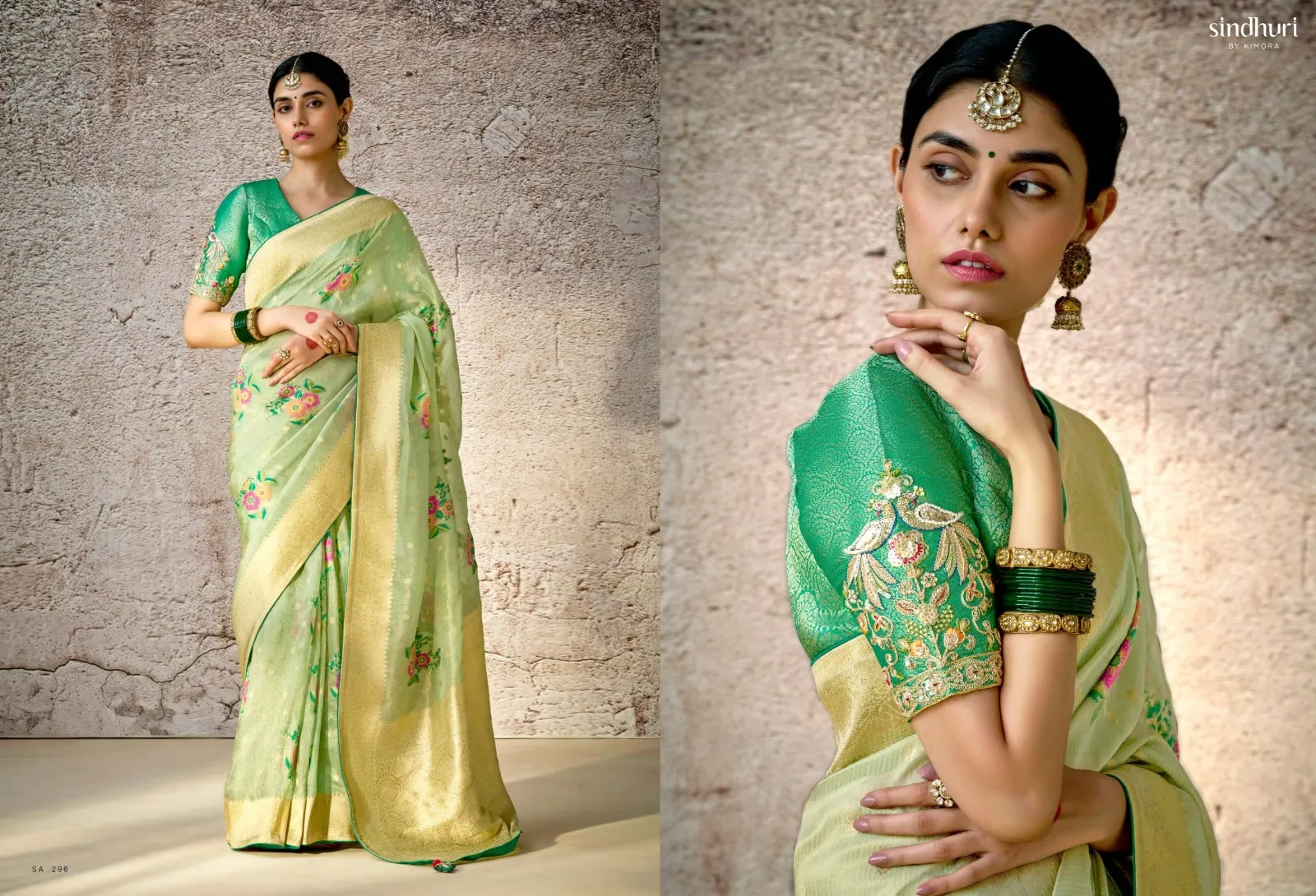 Kimora Kashi The Kora Banarasi Wholesale Designer Sarees Collection — Wholesale Sarees, Kimora wholesale from Surat - Gallery Image 3