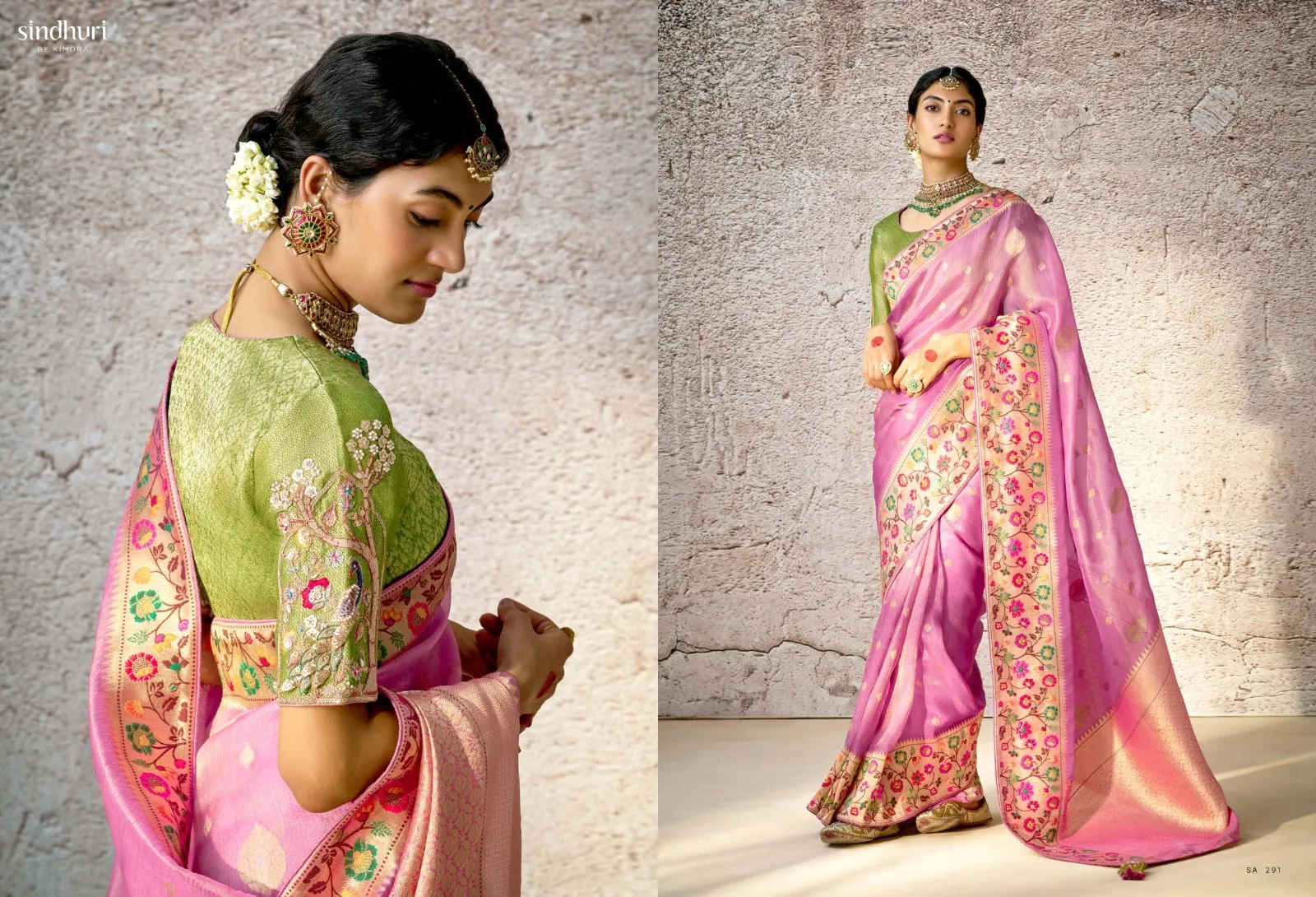 Kimora Kashi The Kora Banarasi Wholesale Designer Sarees Collection — Wholesale Sarees, Kimora wholesale from Surat - Gallery Image 5