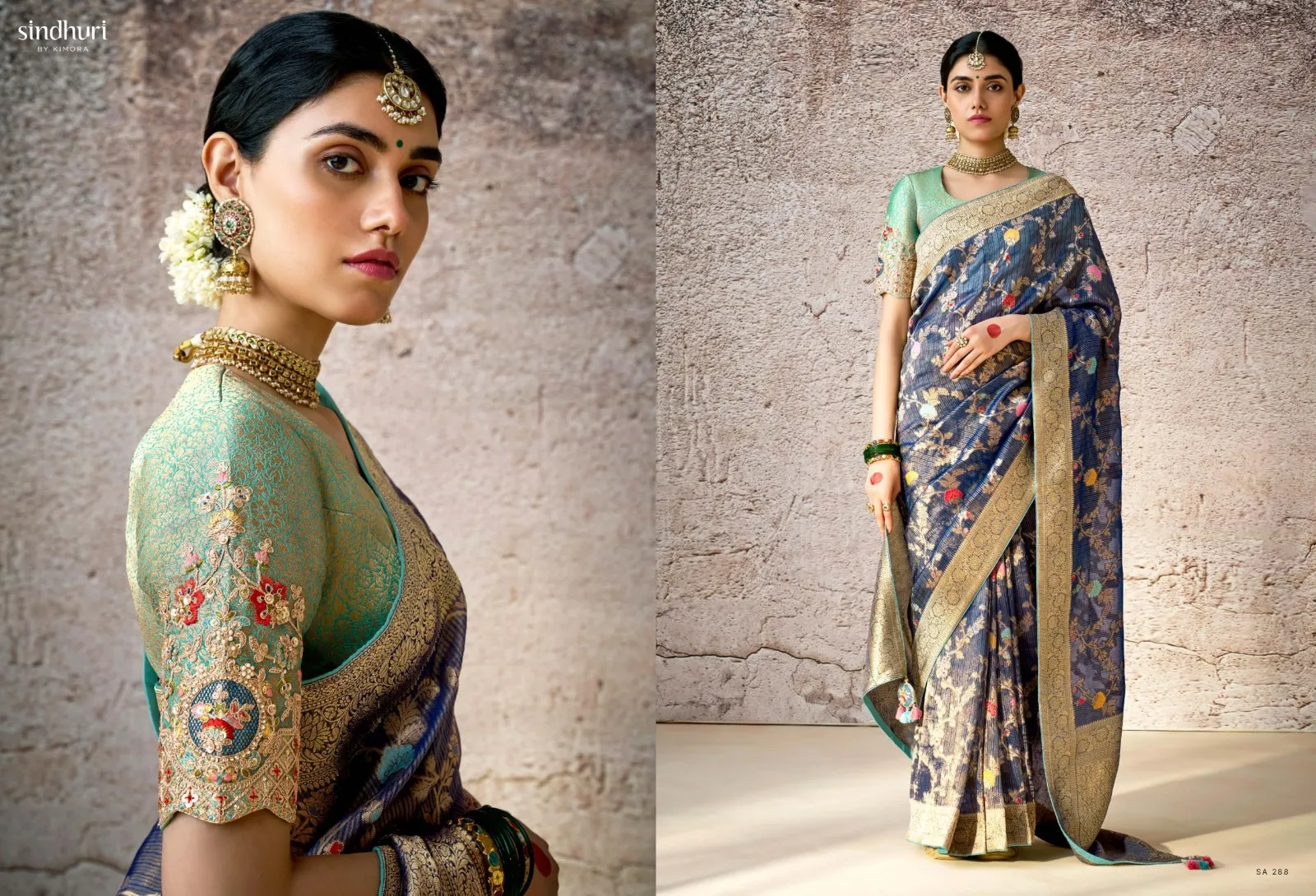 Kimora Kashi The Kora Banarasi Wholesale Designer Sarees Collection — Wholesale Sarees, Kimora wholesale from Surat - Gallery Image 7