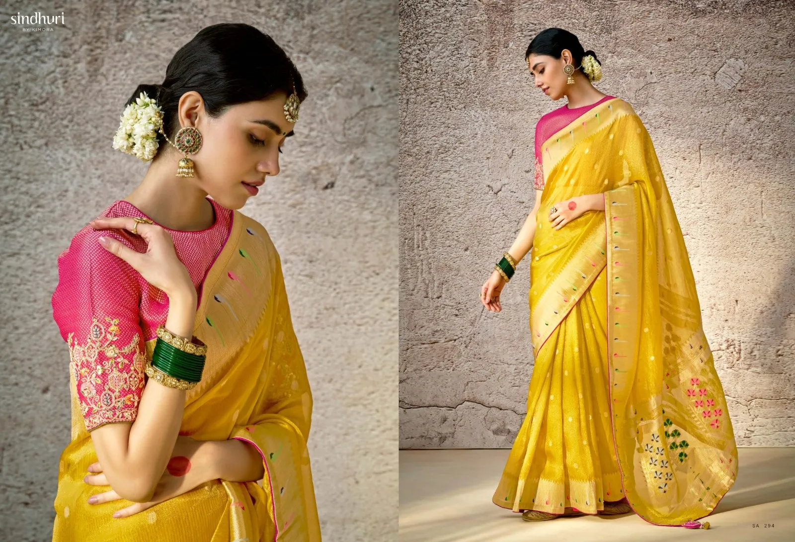 Kimora Kashi The Kora Banarasi Wholesale Designer Sarees Collection — Wholesale Sarees, Kimora wholesale from Surat - Gallery Image 8