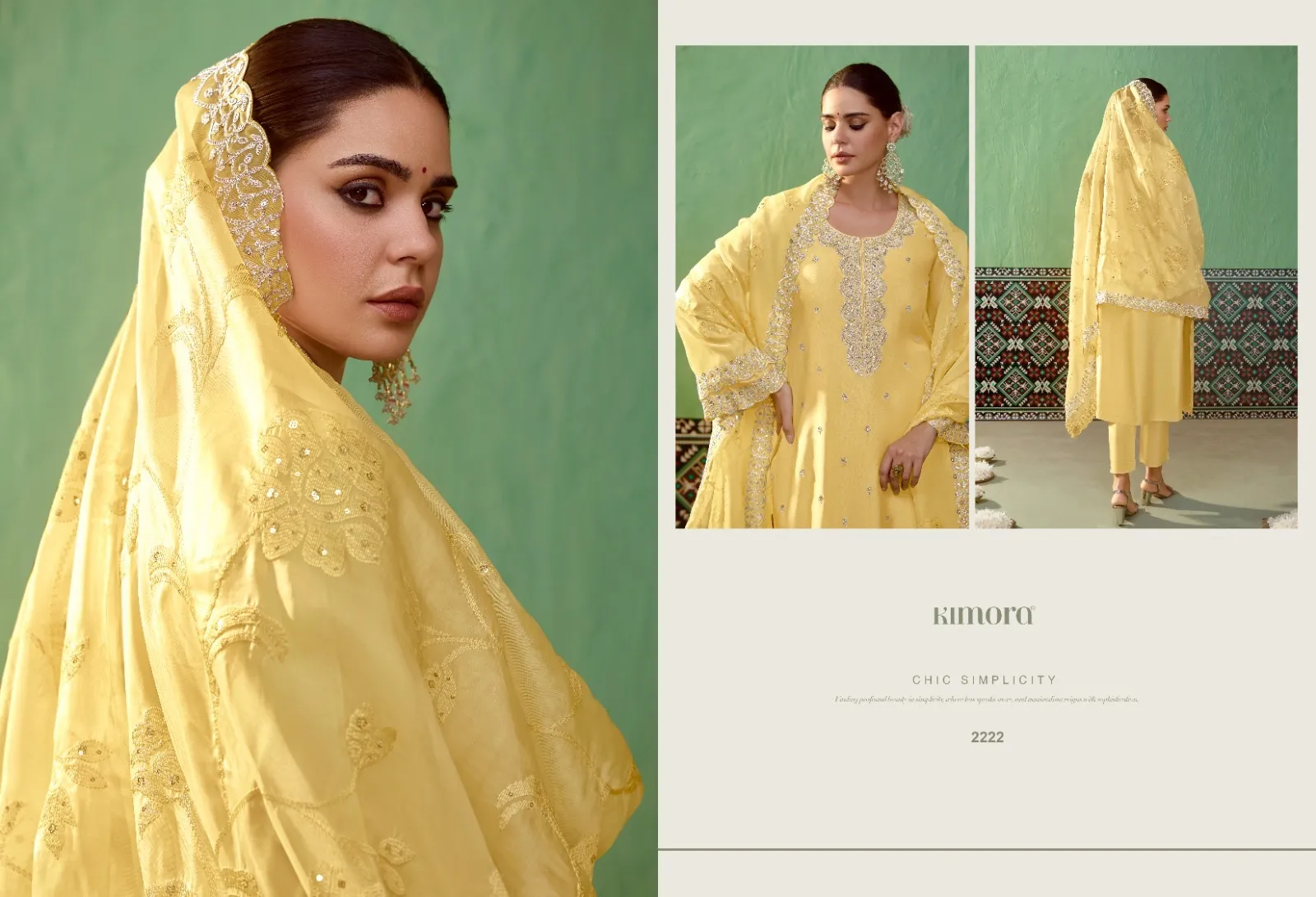 Kimora Savera vol 52 Pure Bember Silk Wholesale Designer Salwar Suit Collection — Wholesale Designer Salwar Suits, Kimora wholesale from Surat — view 2