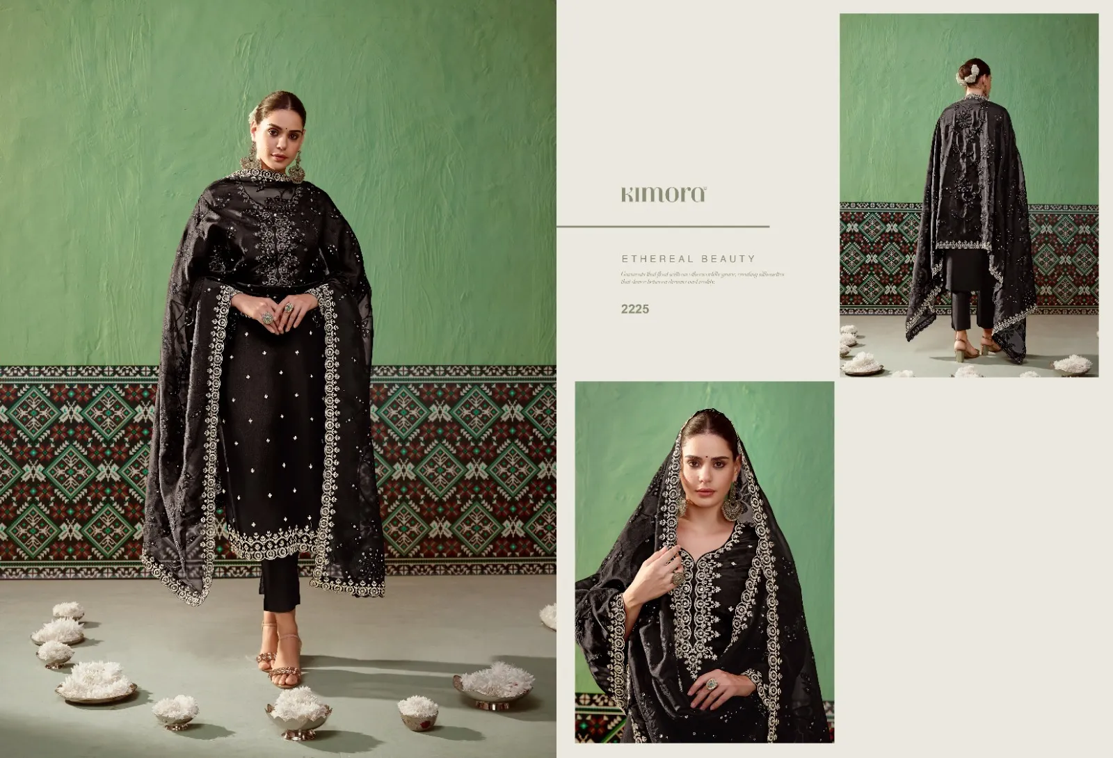 Kimora Savera vol 52 Pure Bember Silk Wholesale Designer Salwar Suit Collection — Wholesale Designer Salwar Suits, Kimora wholesale from Surat — view 4