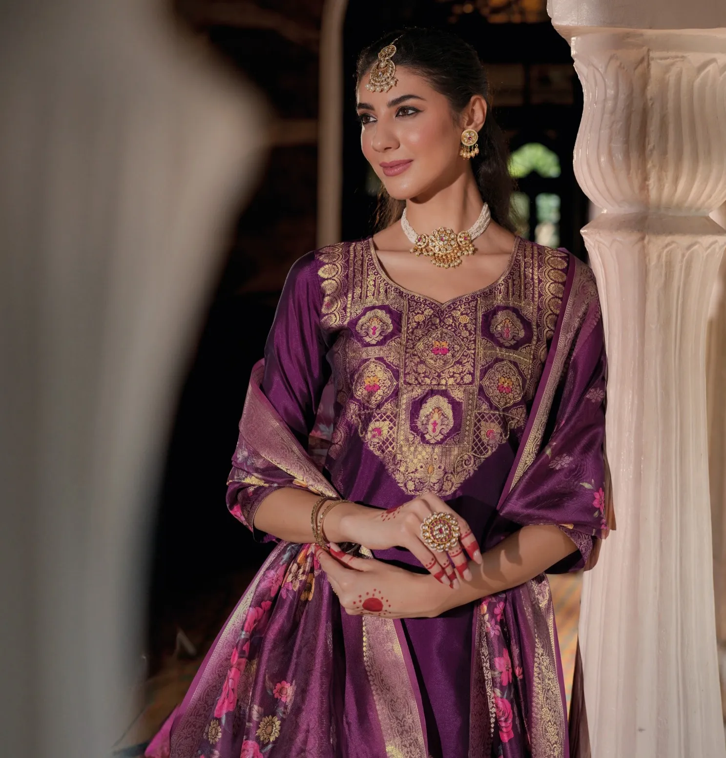 Lily & Lali Silkyness 3 Organza Jacquard Wholesale Readymade Salwar Suit Collection