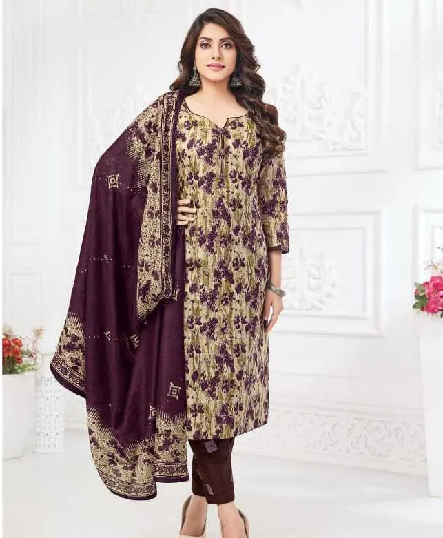 Madhav Poshak Vol 3 Cotton Printed Wholesale Unstitched Salwar Suit Collection