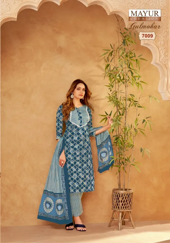 Mayur Gulmohar Vol 7 Cotton Printed Wholesale Unstitched Salwar Suit Collection