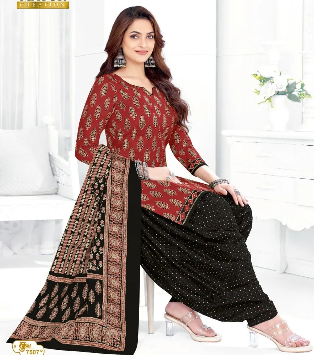 Mayur Khushi Vol 75 Cotton Wholesale Unstitched Salwar Suit Collection