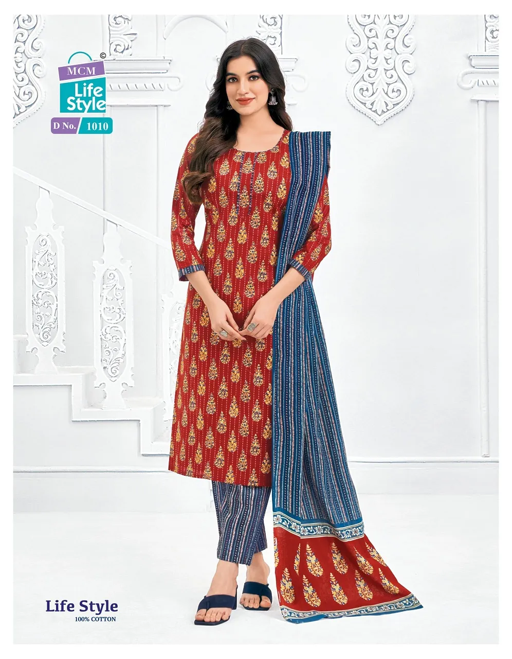 MCM Lifestyle Vol 10 Pure Cotton Wholesale Readymade Salwar Suit Collection — Wholesale Readymade Suit, Mcm wholesale from Surat - Gallery Image 3