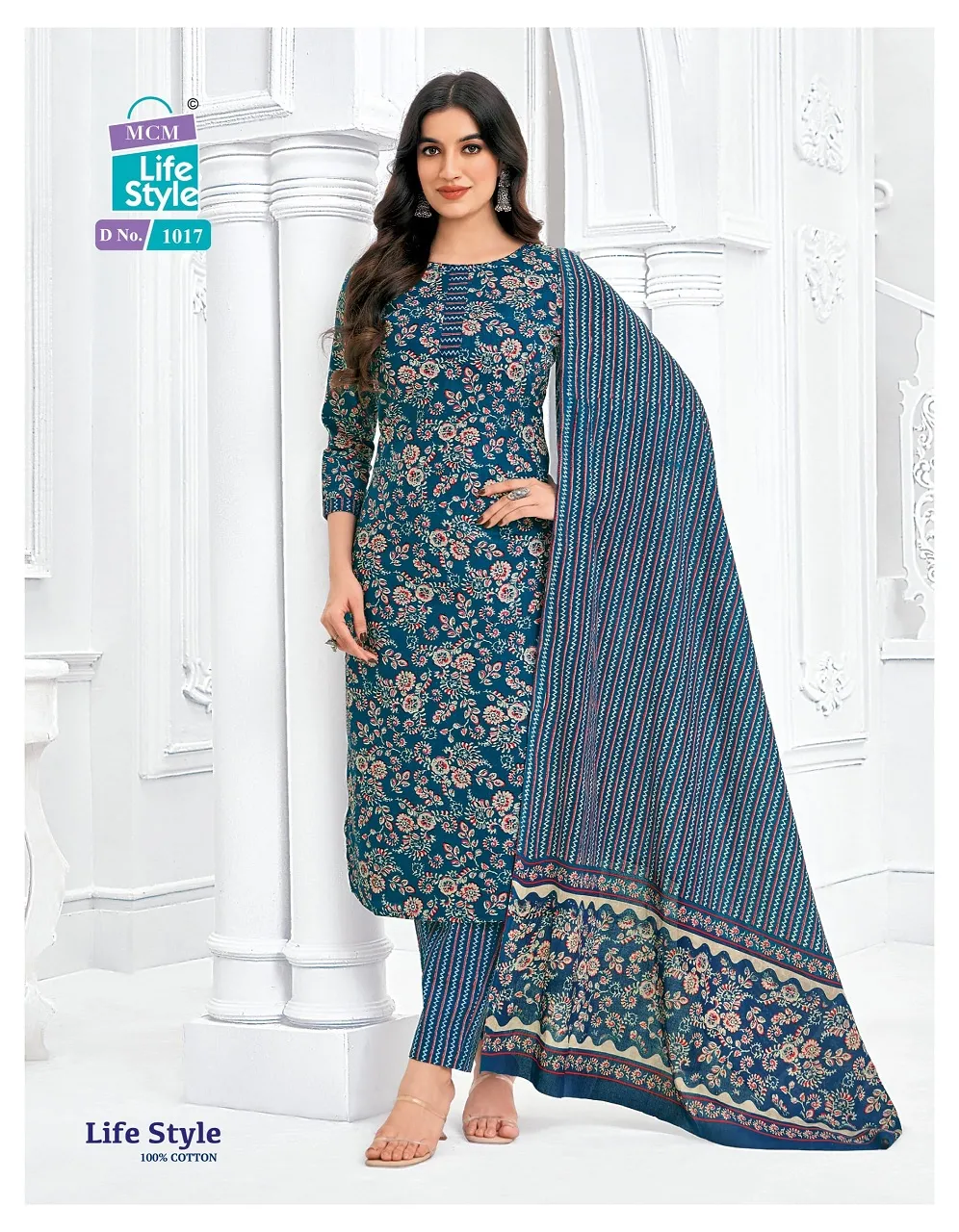 MCM Lifestyle Vol 10 Pure Cotton Wholesale Readymade Salwar Suit Collection — Wholesale Readymade Suit, Mcm wholesale from Surat - Gallery Image 4