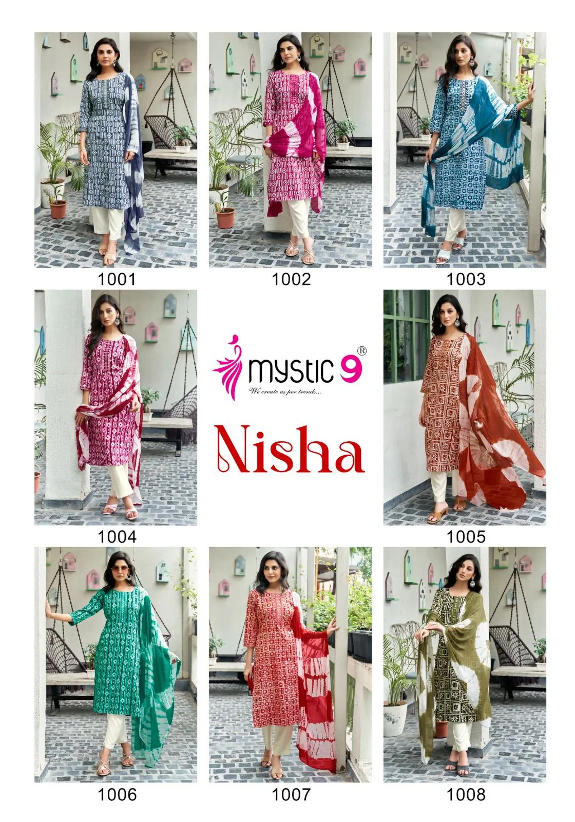 Mystic 9 Nisha Vol 1 Cotton Wholesale Readymade Salwar Suit Collection - Image 3
