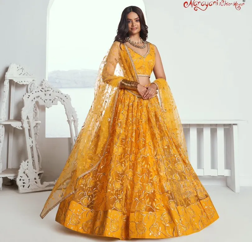 Narayani Fashion Chandrakala Vol-01 Butterfly Net Wholesale Designer Lehenga Collection