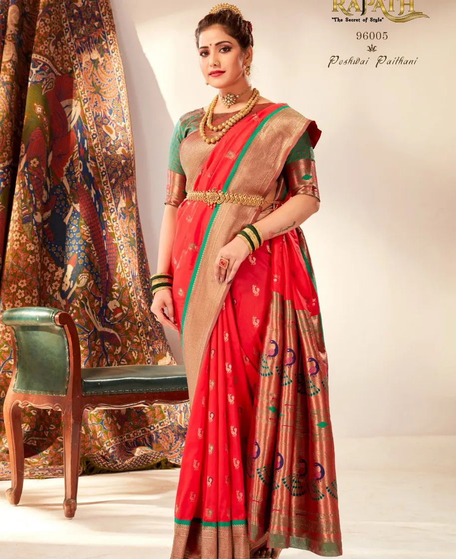 Rajpath Mihira Paithani Silk Banarasi Wholesale Fancy Sarees Collection