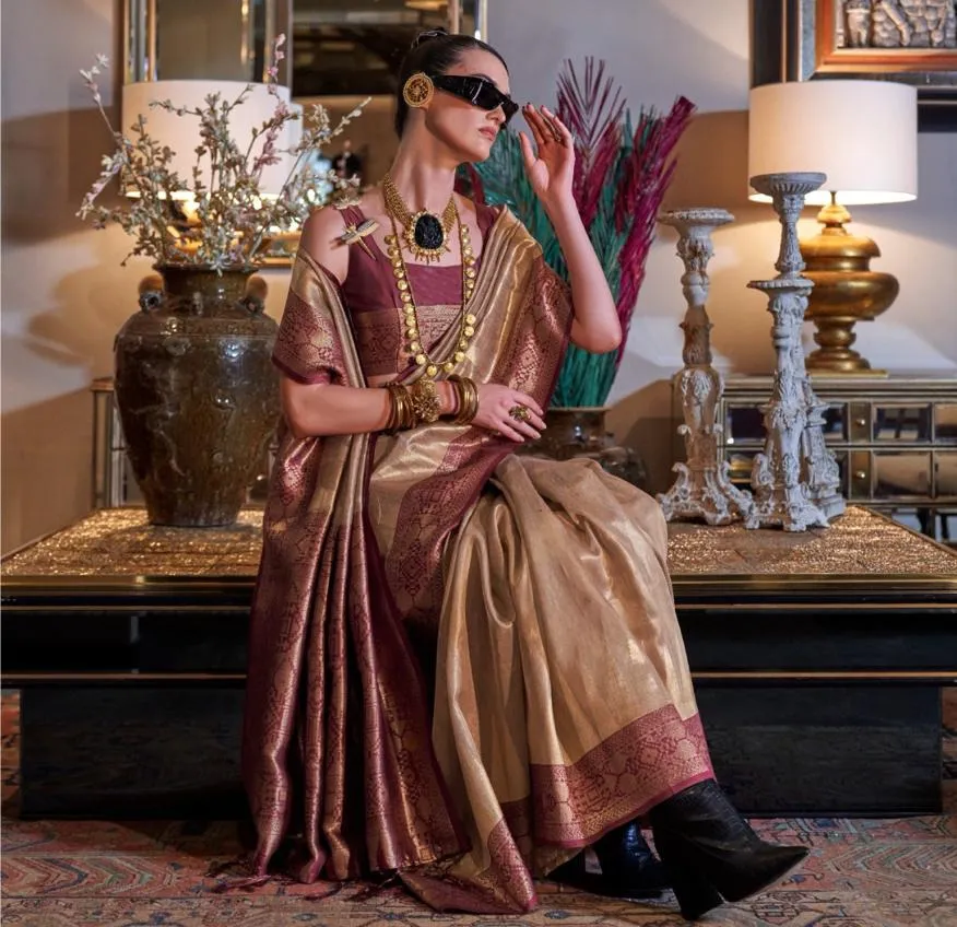 Rajtex Kansai Tissue Silk Wholesale Fancy Sarees Collection