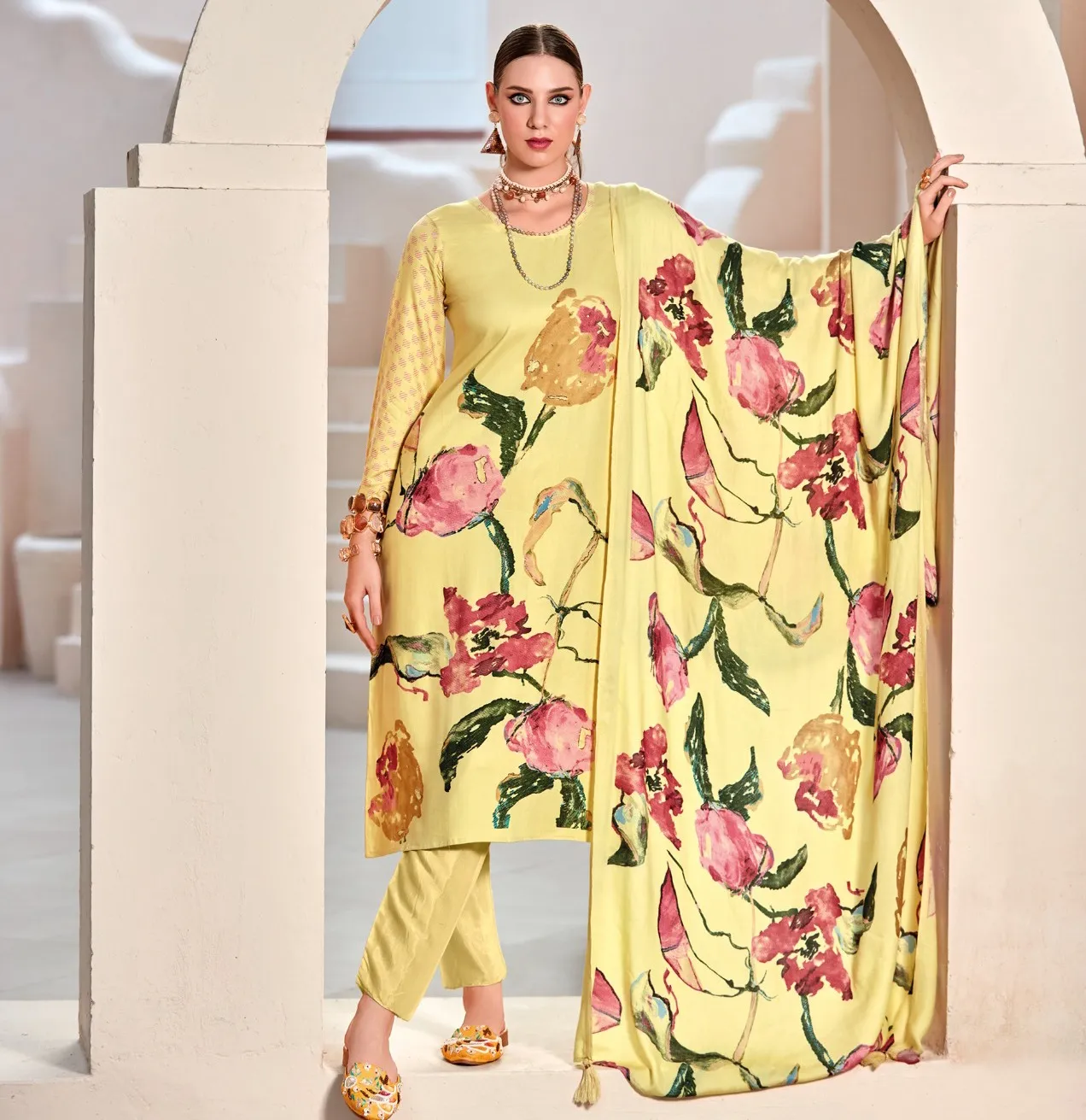 Rang Fashion Shehnaaz Pure Shimmer Pashmina Wholesale Fancy Winter Salwar Suit Collection