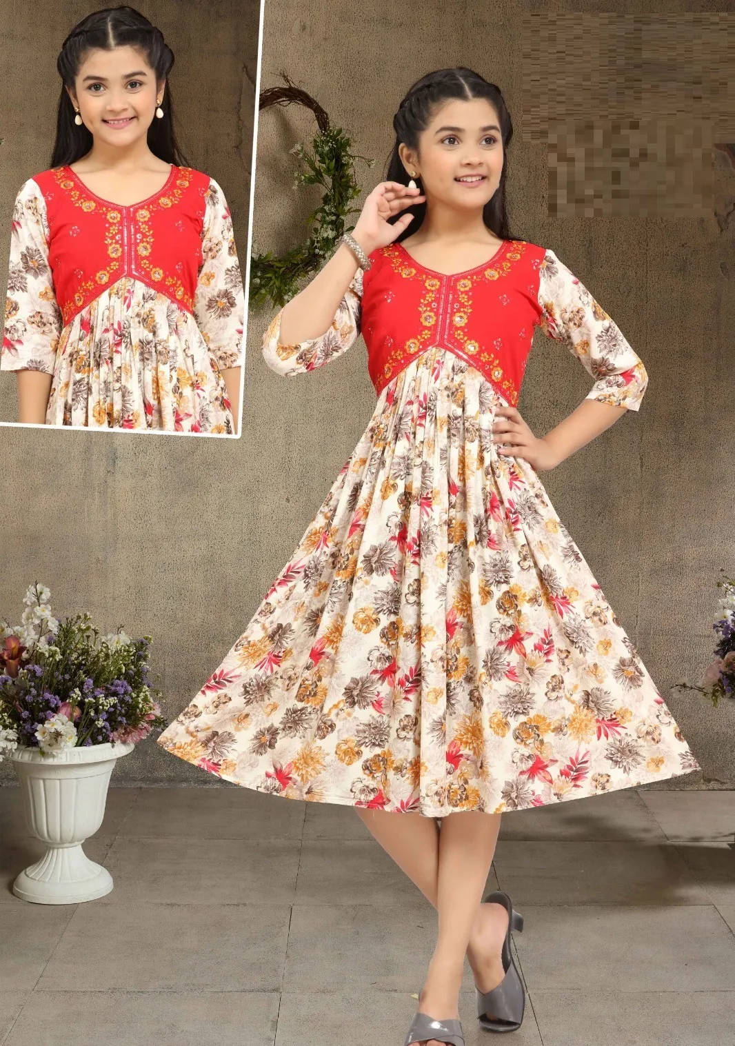 Rang Vol 1 Kurti Rayon Printed Wholesale Kids Wear Kurti Collection