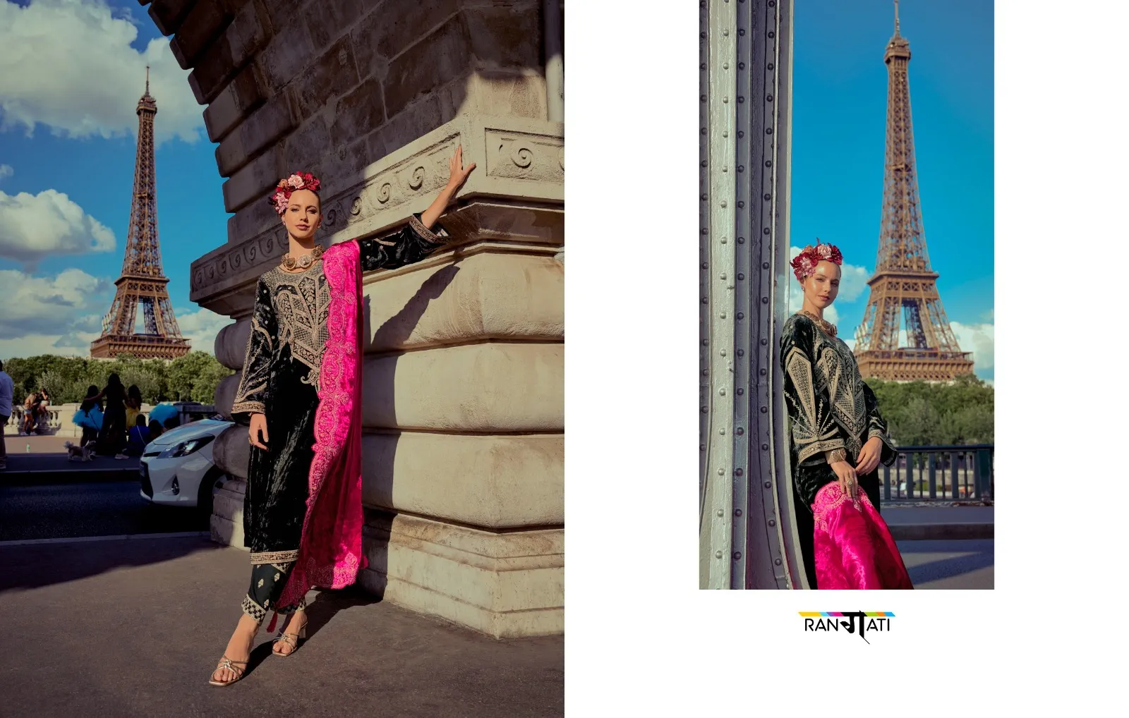 Rangati Print Elle Viscose Plush Velvet Wholesale Winter Collection - Image 2