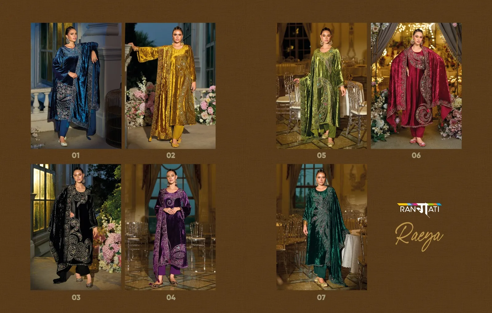 Rangati Prints Raeya Viscose Plush Velvet Wholesale Winter Collection - Image 6