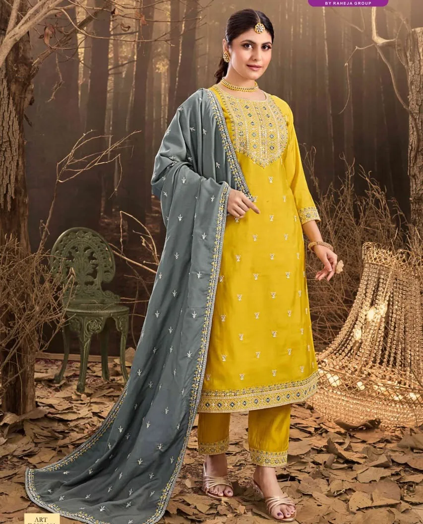 Rangmaya Art Raman Wholesale Readymade Salwar Suit Collection