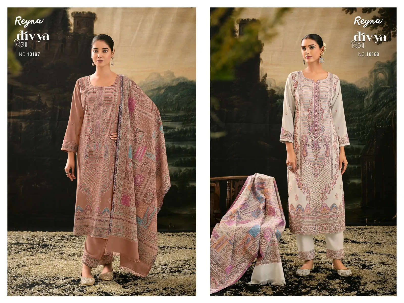 Reyna Divya Premium Pure Pashmina Jaquard Wholesale Winter Collection - Image 4