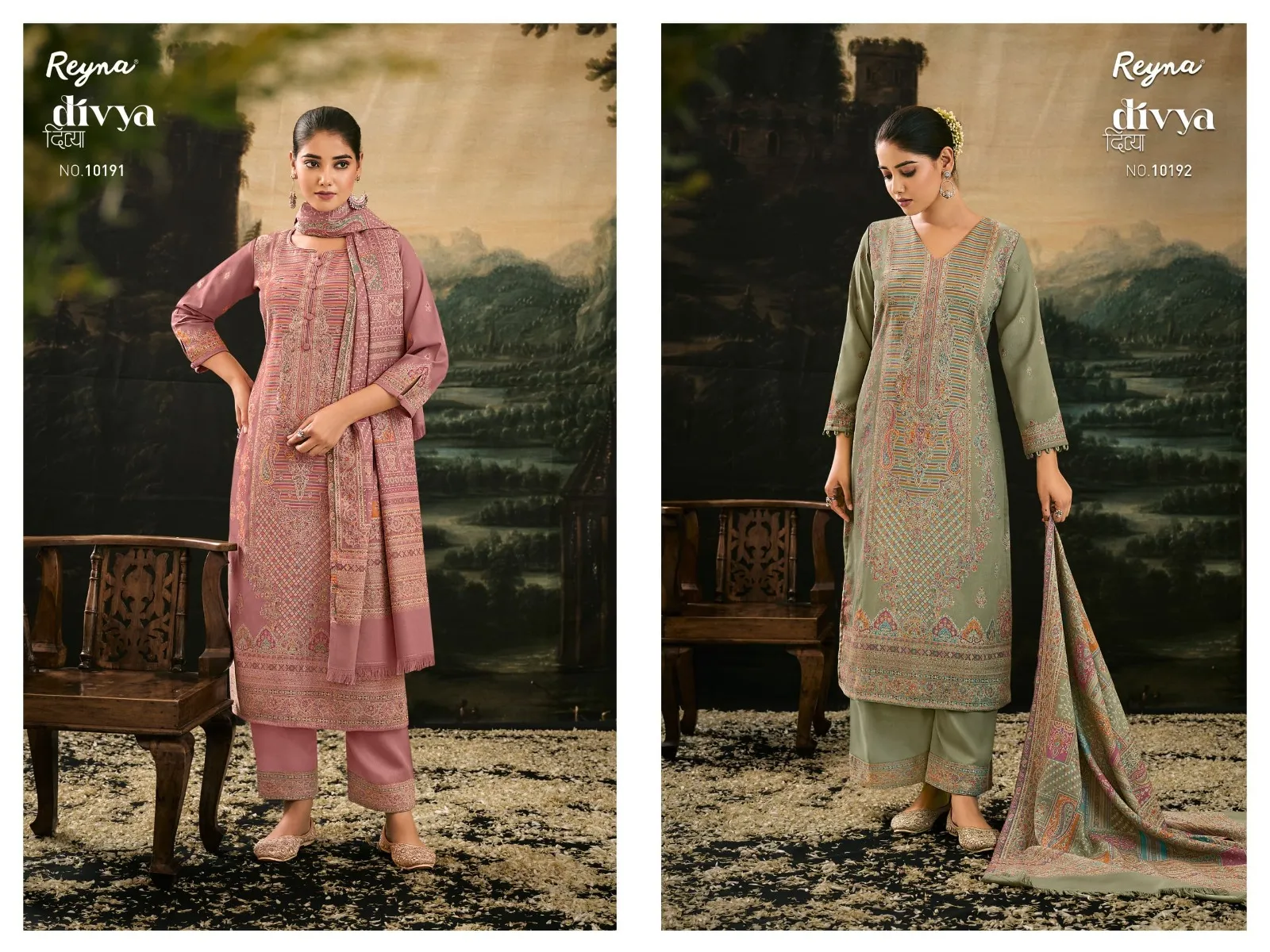 Reyna Divya Premium Pure Pashmina Jaquard Wholesale Winter Collection - Image 6