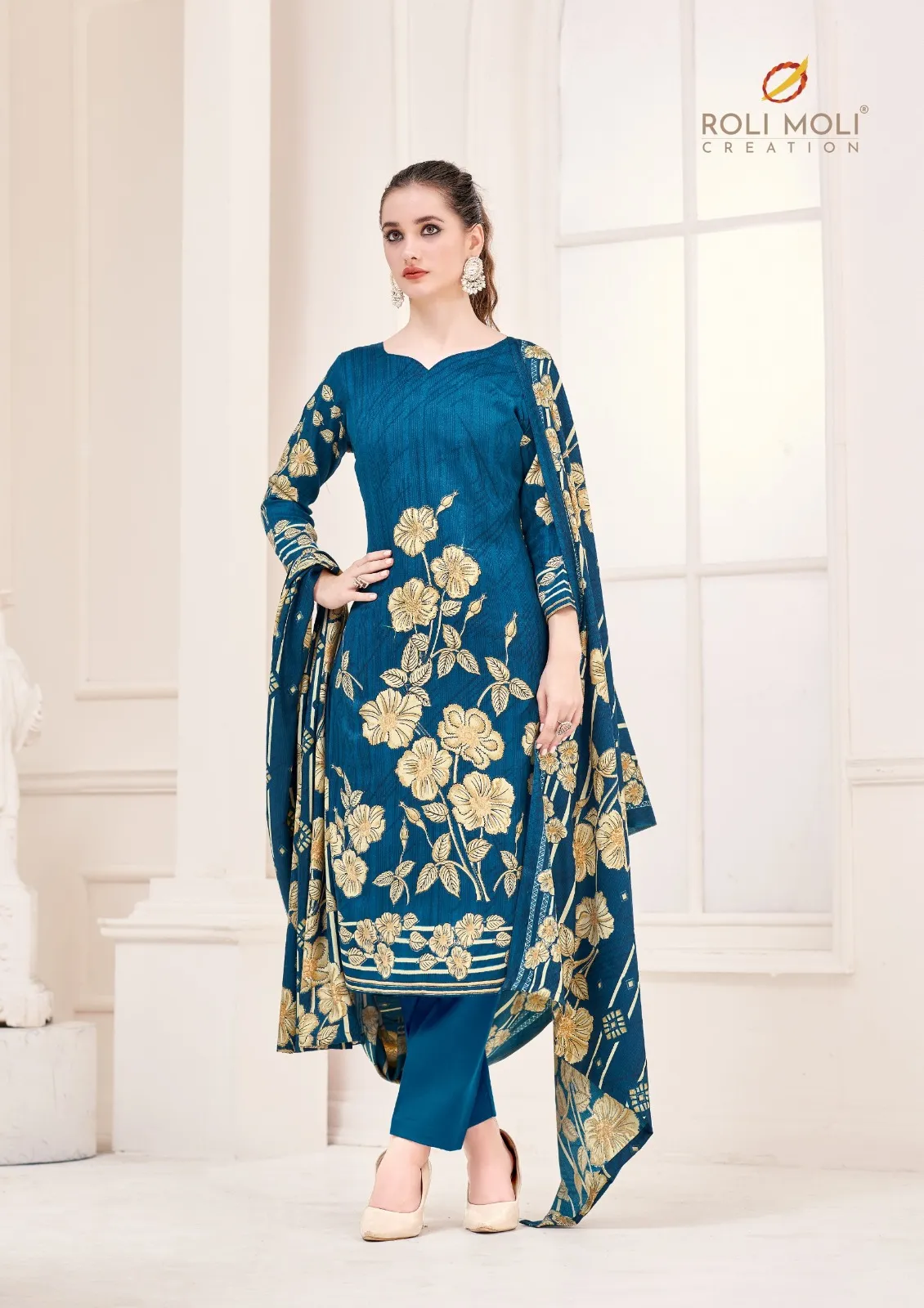 Roli Moli Nusrat Pashmina Wholesale Winter Salwar Suit Collection - Image 3