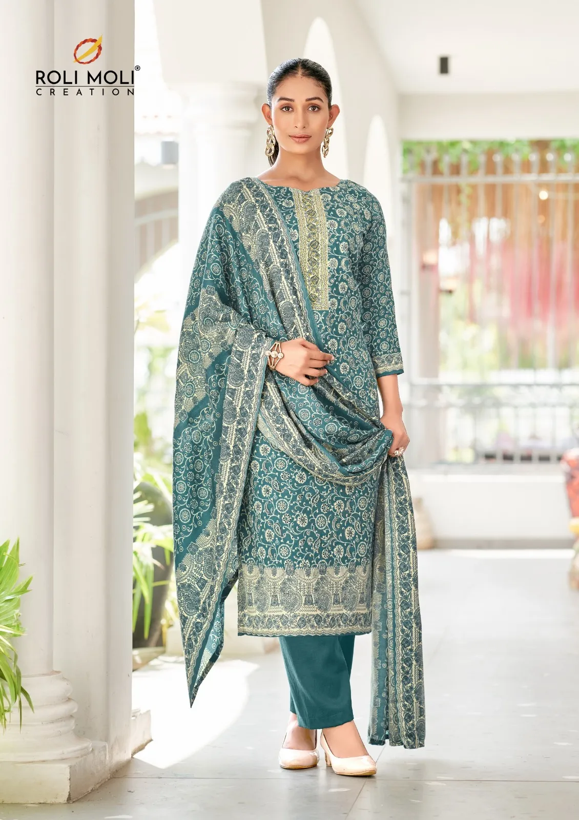 Roli Moli Rangat Pashmina Printed Wholesale Winter Salwar Suit Collection - Image 6