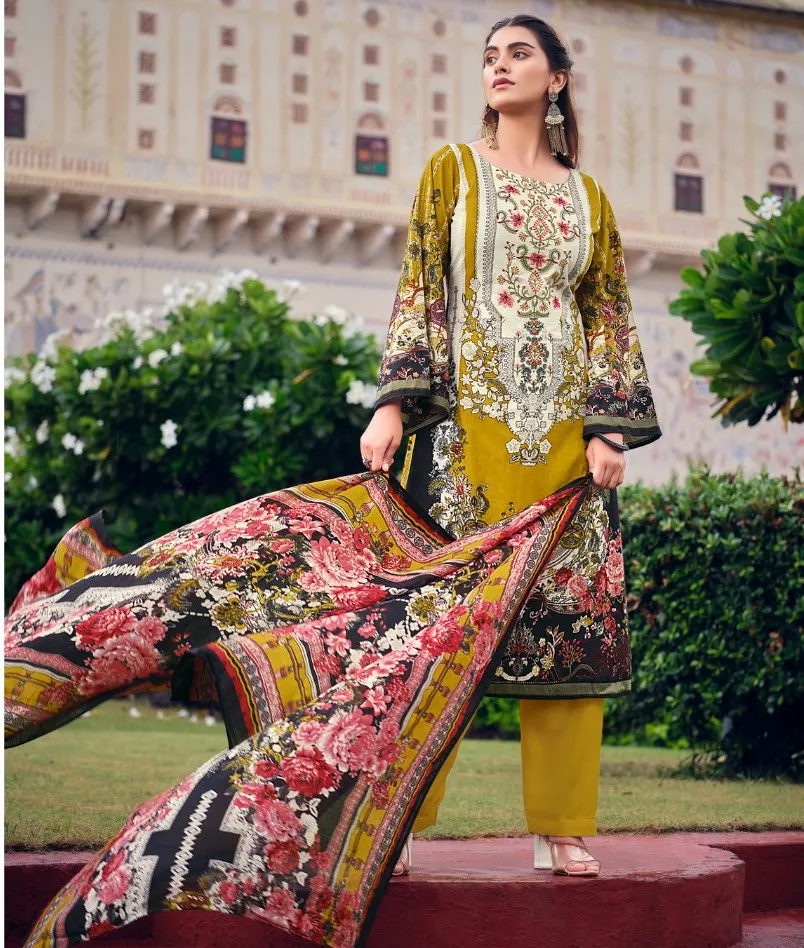 Romani Aarzu Vol 5 Soft Cotton Wholesale Pakistani Salwar Suit Collection