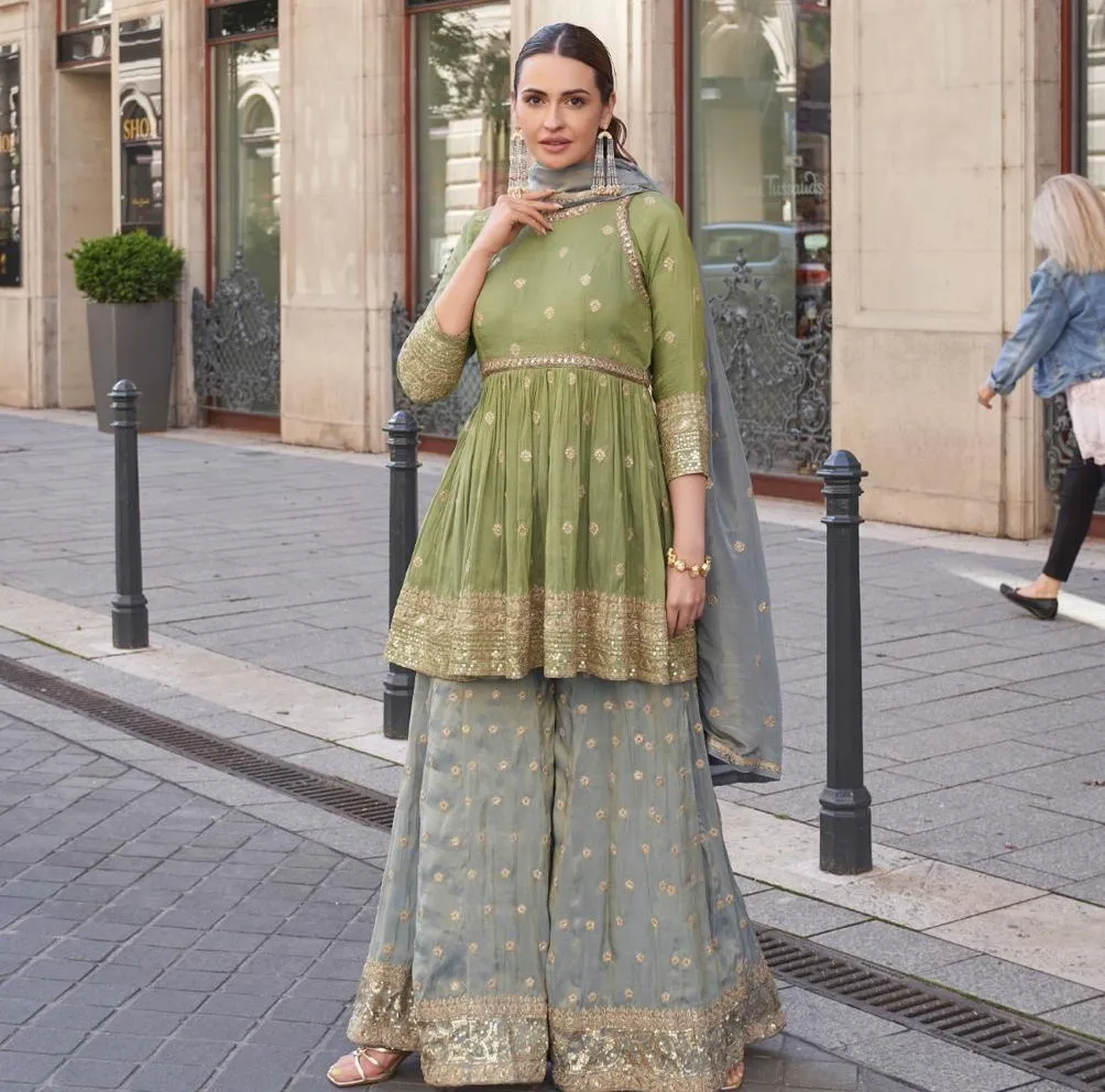 Sayuri Zara Shimmer Wholesale Readymade Salwar Suit Collection