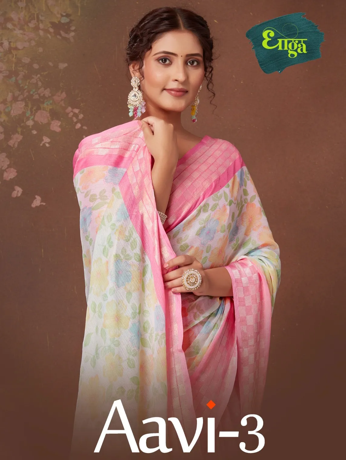 Stavan Aavi 3 Pure Jari Chiffon Wholesale Fancy Sarees Collection