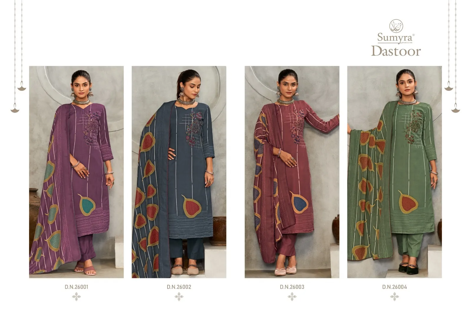 Sumyra Dastoor Winter Queen Desiners Print Wholesale Winter Salwar Suit Collection - Image 4