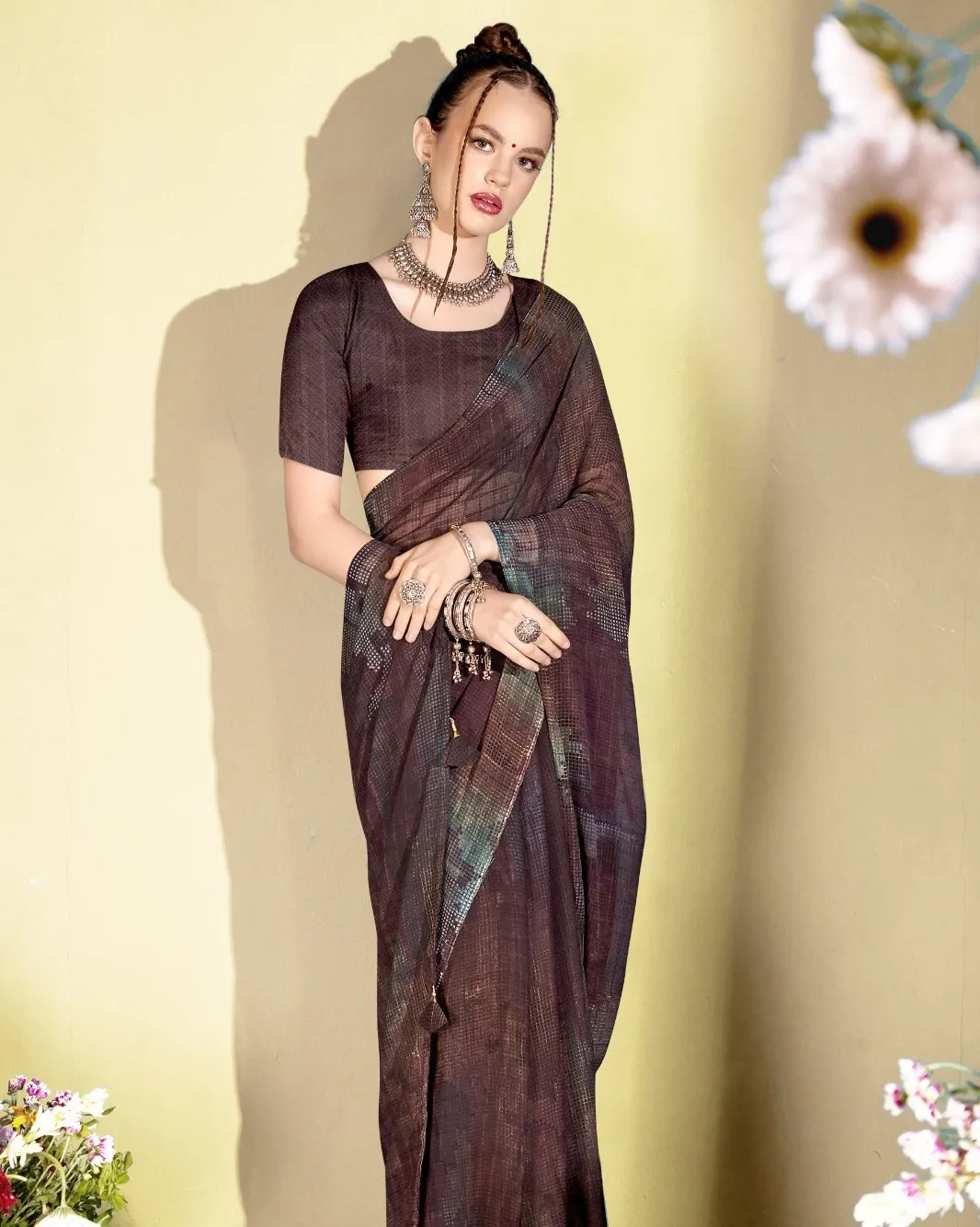 Vallabhi Eesha Vol 9 Georgette Printed Wholesale Fancy Sarees Collection