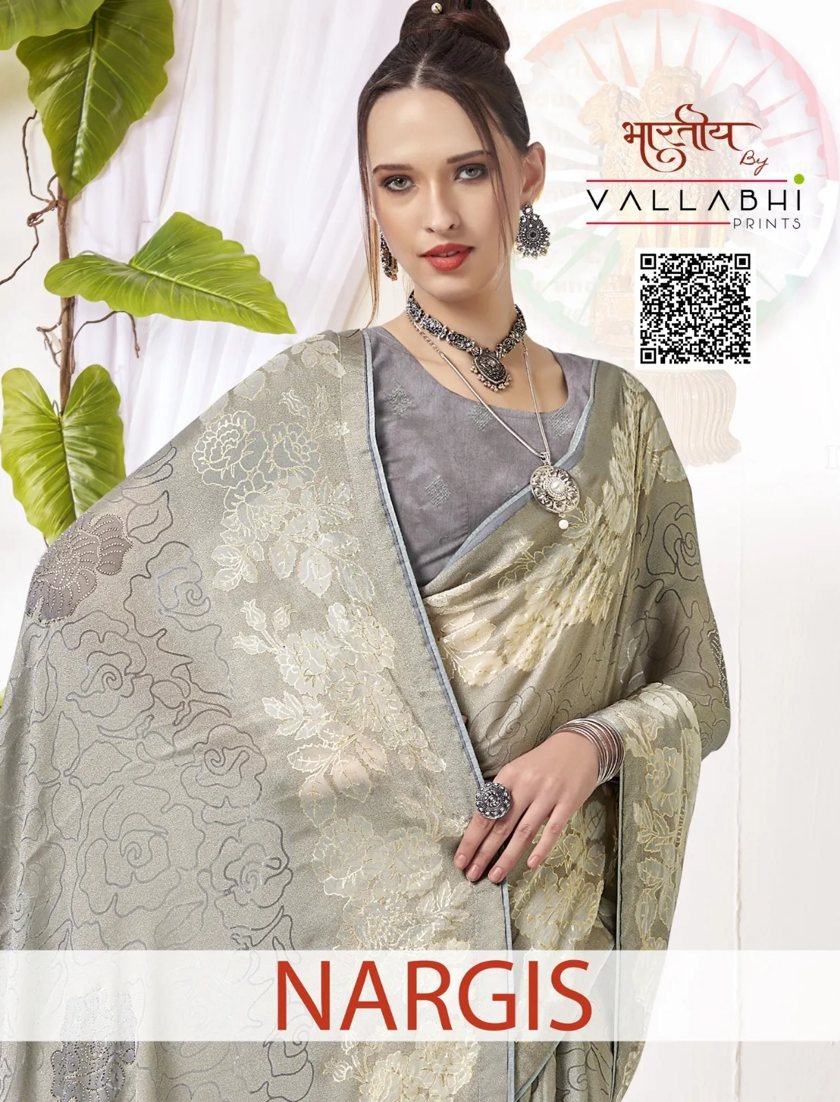 Vallabhi Prints Nargis Brasso Wholesale Fancy Sarees Collection