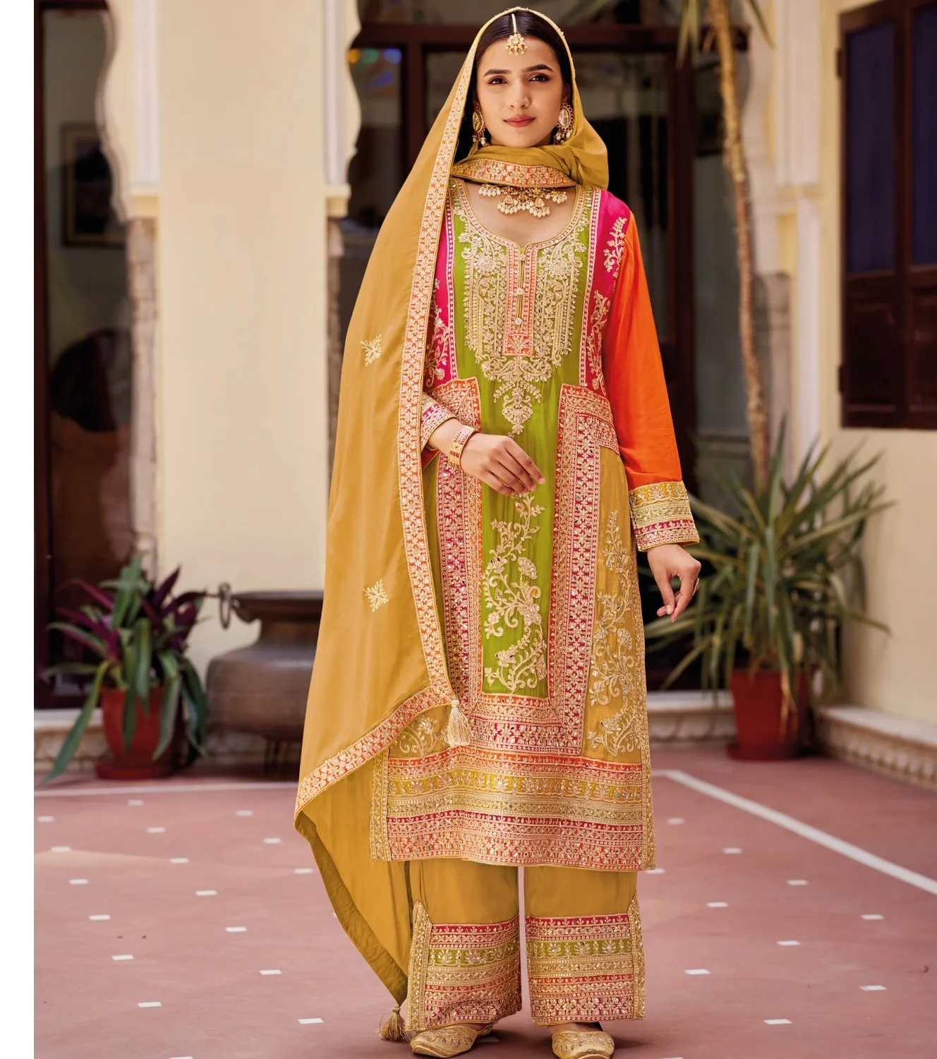 Your Choice Apurva Chinon Wholesale Designer Salwar Suit Collection