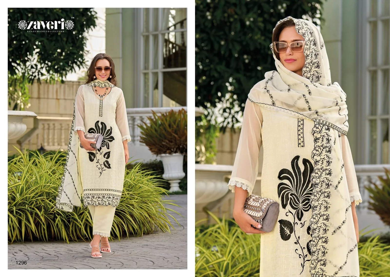 Zaveri Almirah Heavy Organza Wholesale Readymade Salwar Suit Collection - Image 2