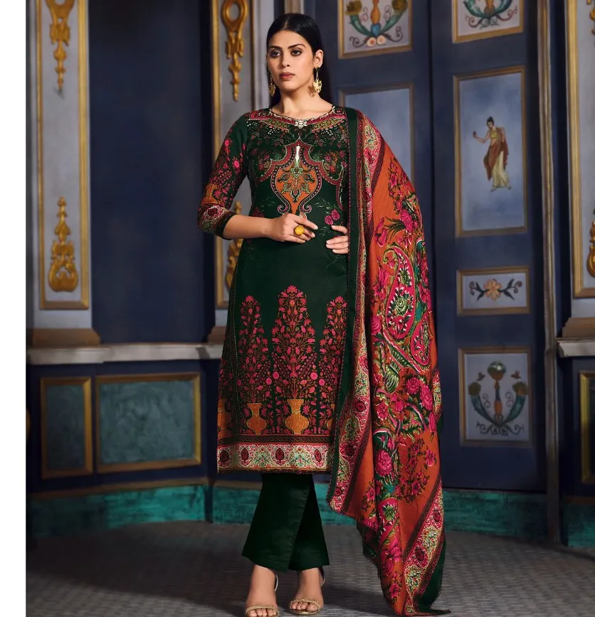 Zulfat Firdaus Pashmina Digital Printed Wholesale Winter Collection