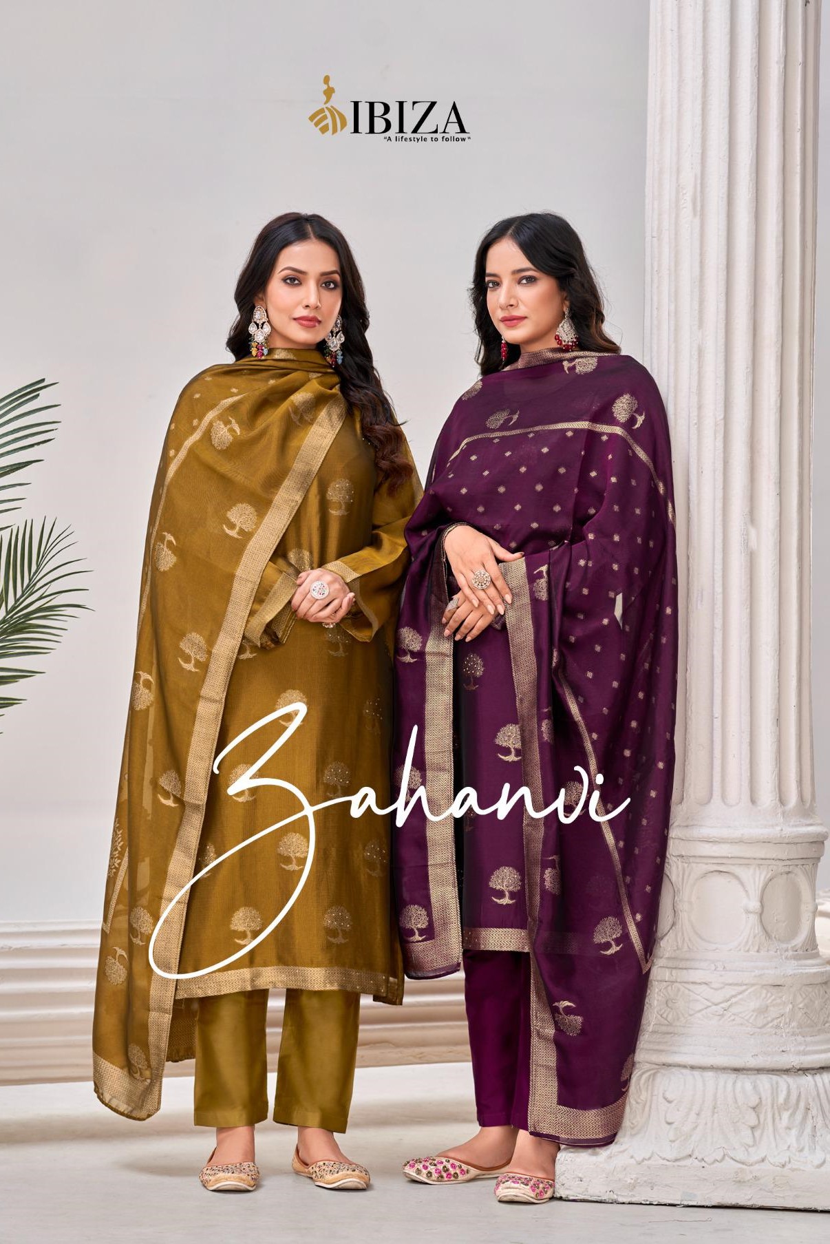 Ibiza ZAHANVI Pure Silk With Handwork Salwar Kameez Collection