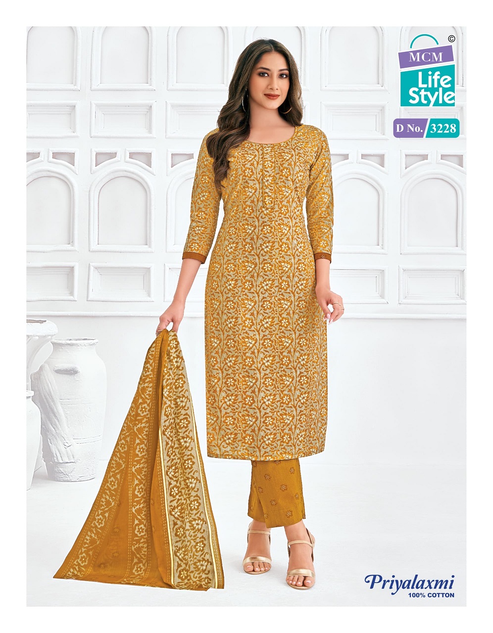 Mcm Priyalaxmi Vol 32 Cotton Printed Dress Material Catalog - Image 12