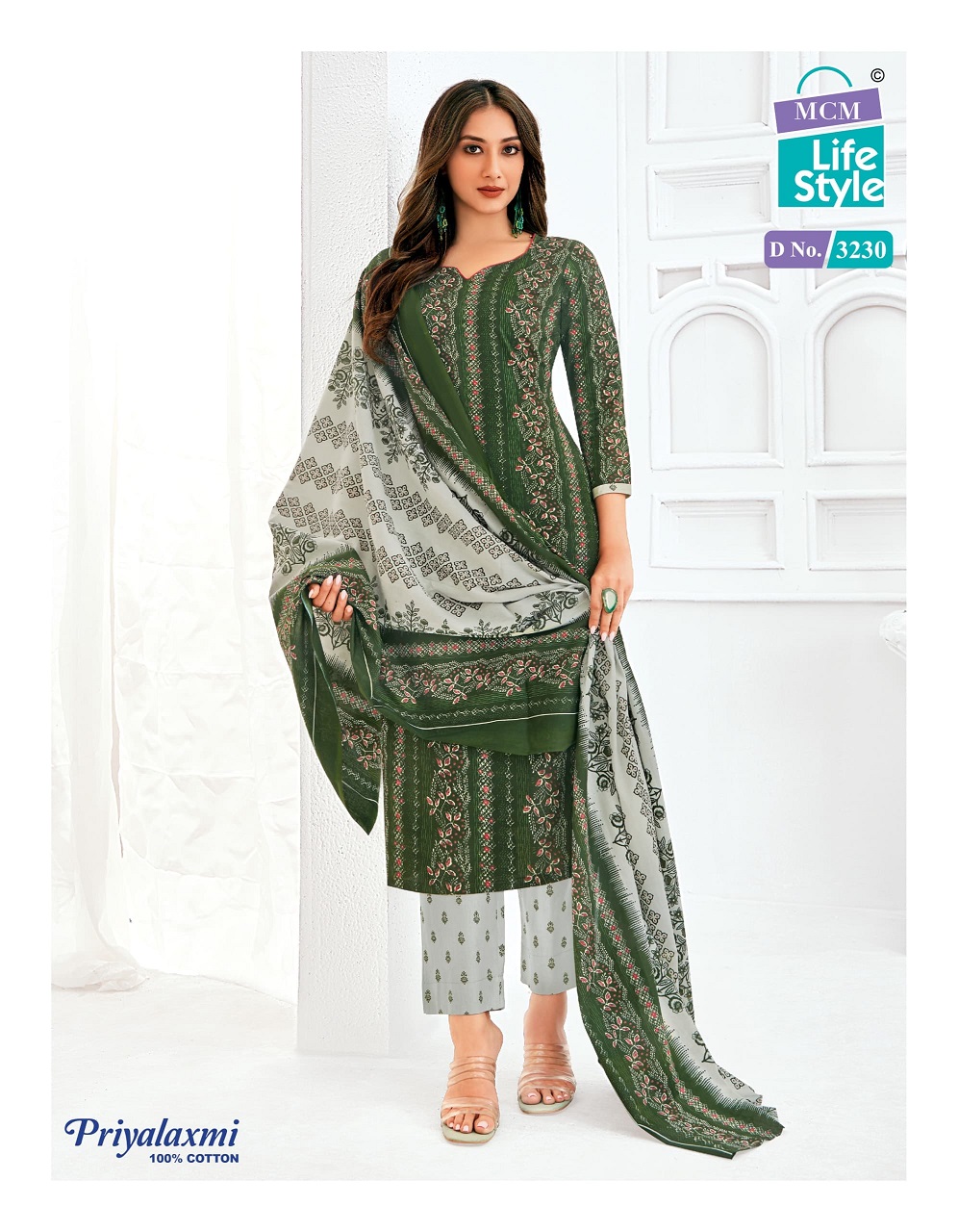 Mcm Priyalaxmi Vol 32 Cotton Printed Dress Material Catalog - Image 11