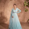 Sayuri Designer Izhaar Georgette Anarkali Wholesale Gown Catalog